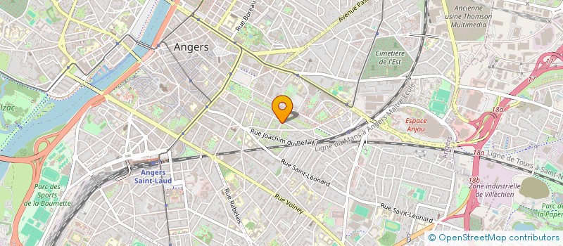 localisation de l'entreprise SCI K ROL à ANGERS