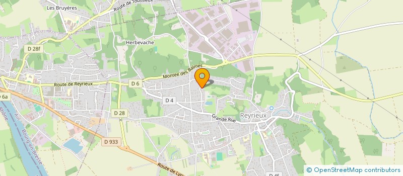 localisation de l'entreprise SCI K-ROLL à REYRIEUX