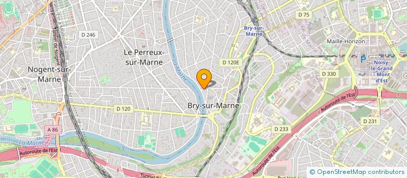localisation de l'entreprise SCI K.S. à BRY-SUR-MARNE