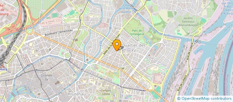 localisation de l'entreprise SCI K S à STRASBOURG
