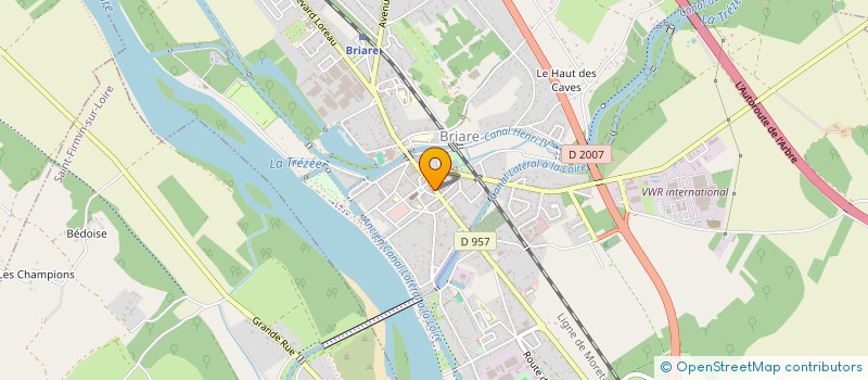 localisation de l'entreprise SCI K.S.D. à BRIARE