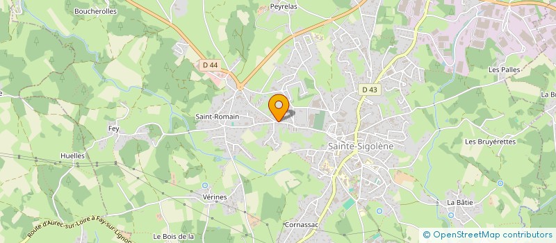 localisation de l'entreprise SCI K.S.E. à SAINTE-SIGOLENE