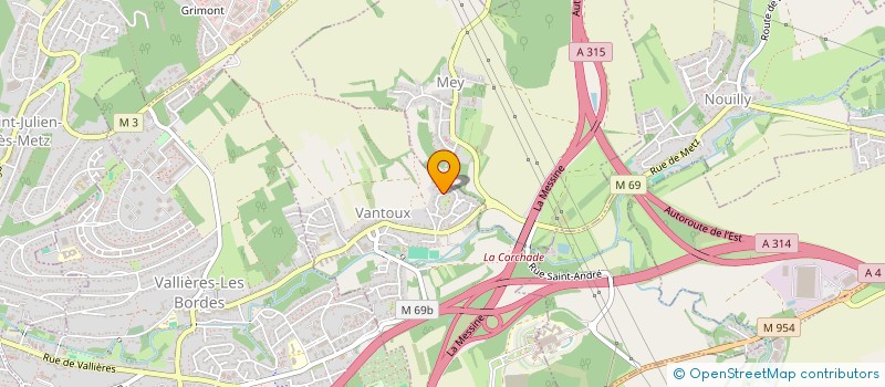 localisation de l'entreprise SCI K.S. GESTION  VANTOUX