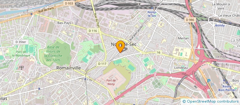 localisation de l'entreprise SCI K.S.M à NOISY-LE-SEC