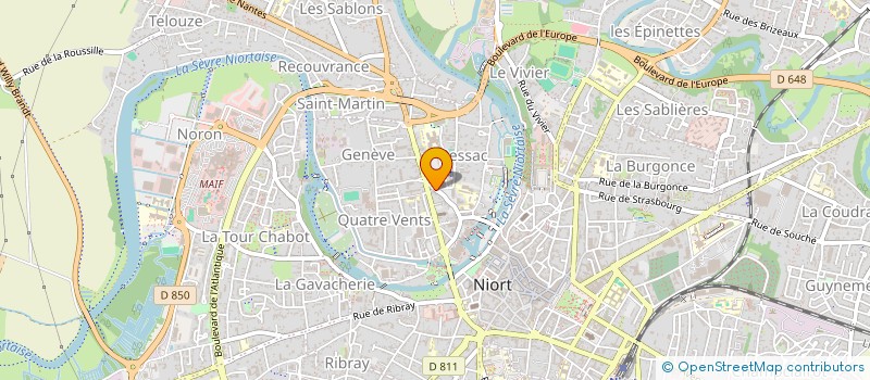 localisation de l'entreprise SCI K-SIOPEE à NIORT