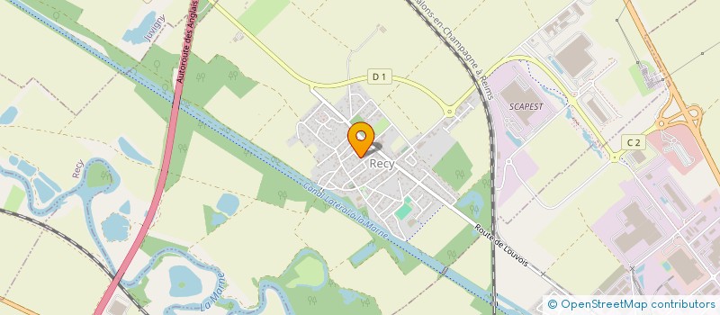 localisation de l'entreprise SCI K&V BONNAIRE  RECY