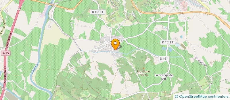 localisation de l'entreprise SCI K.Y.F. CORDERIE  AUMES