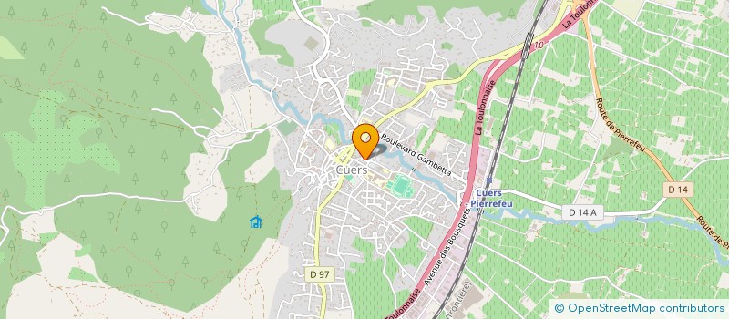 localisation de l'entreprise SCI K-ZA  CUERS