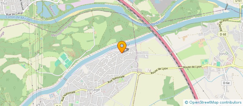 localisation de l'entreprise SCI K10 FAMILY  JONAGE