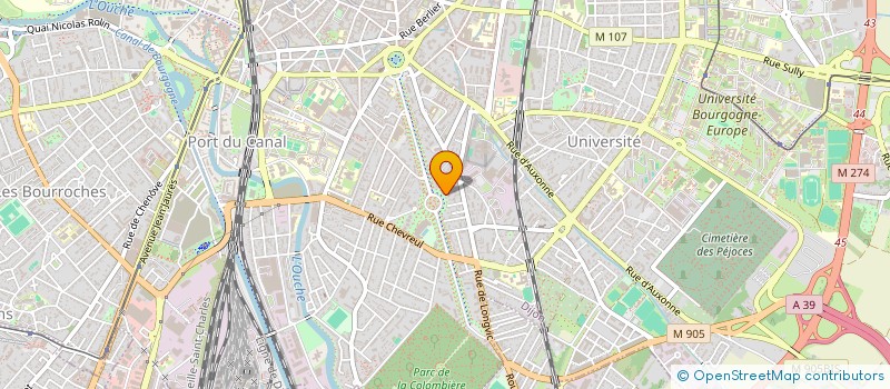 localisation de l'entreprise SCI K2 à DIJON