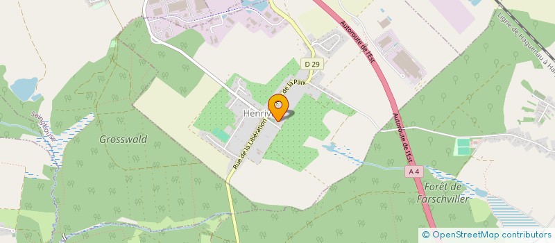 localisation de l'entreprise SCI K2  HENRIVILLE