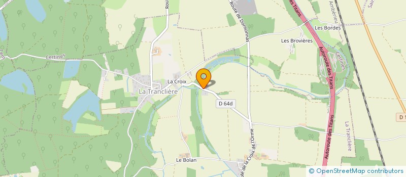 localisation de l'entreprise SCI K2 INVEST  LA TRANCLIERE