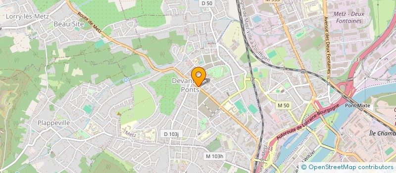 localisation de l'entreprise SCI K2 INVEST IMMO  METZ