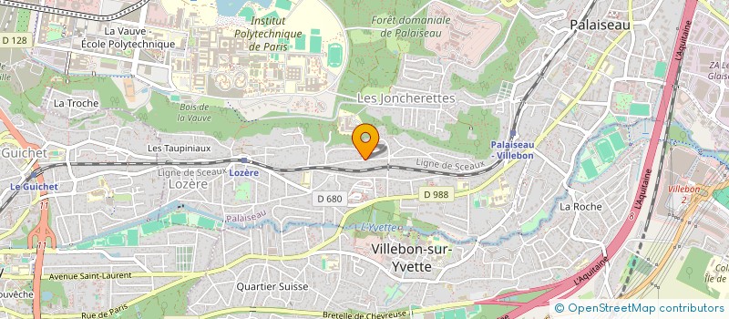 localisation de l'entreprise SCI K2B à PALAISEAU