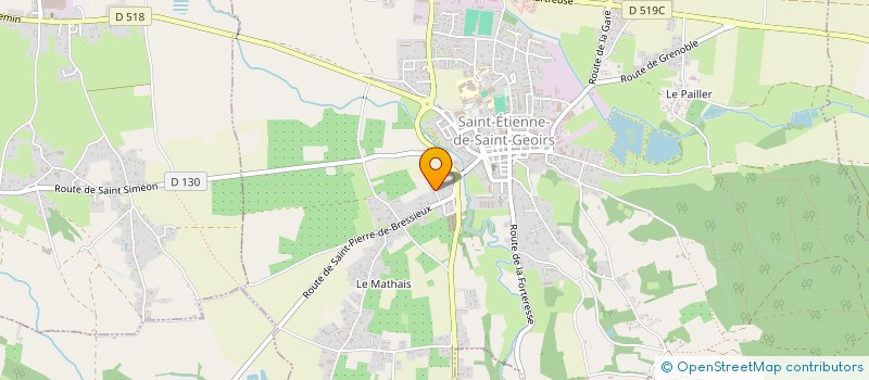 localisation de l'entreprise SCI K2C  SAINT-ETIENNE-DE-SAINT-GEOIRS