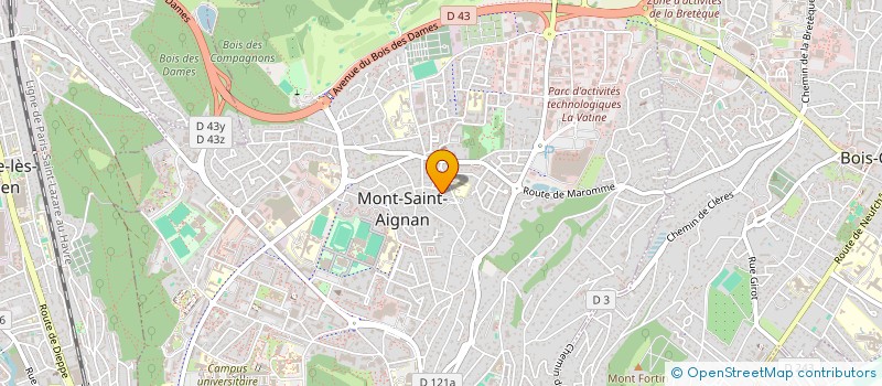 localisation de l'entreprise SCI K2LG  MONT-SAINT-AIGNAN