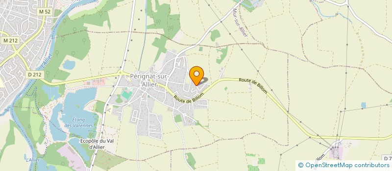 localisation de l'entreprise SCI K2MJ  PERIGNAT-SUR-ALLIER