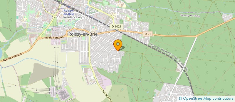 localisation de l'entreprise SCI K2SF  ROISSY-EN-BRIE