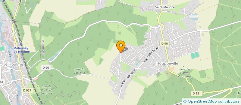 localisation de l'entreprise SCI K3C IMMO  HOUPPEVILLE