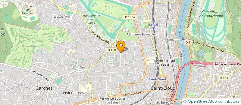 localisation de l'entreprise SCI K6 AMOSS à SAINT-CLOUD