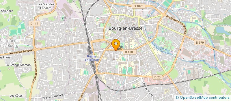 localisation de l'entreprise SCI K9 à BOURG-EN-BRESSE