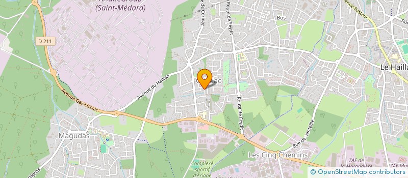 localisation de l'entreprise SCI KA  SAINT-MEDARD-EN-JALLES