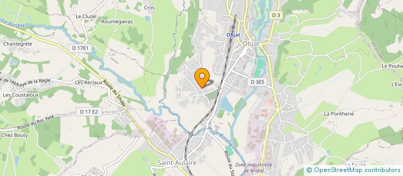 localisation de l'entreprise SCI KA-NEL  OBJAT