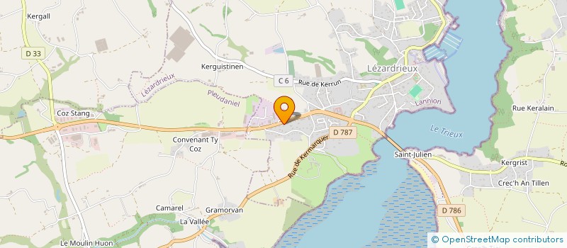 localisation de l'entreprise SCI KA ORA  LEZARDRIEUX