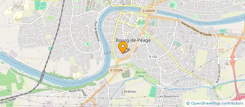 localisation de l'entreprise SCI KA VI  BOURG-DE-PEAGE