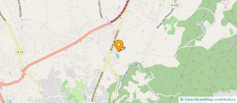 localisation de l'entreprise SCI KAA  AIX-EN-PROVENCE