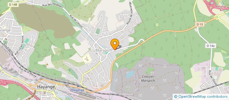 localisation de l'entreprise SCI KAAN  HAYANGE