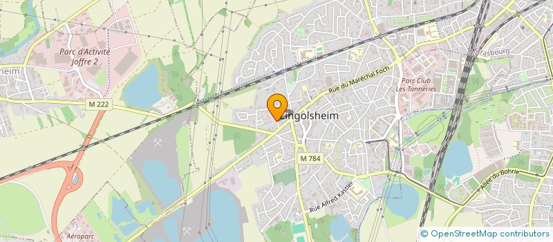 localisation de l'entreprise SCI KAAN  LINGOLSHEIM