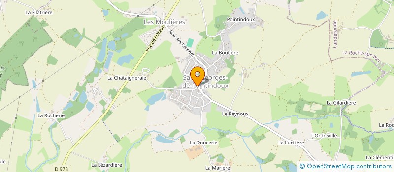 localisation de l'entreprise SCI KAB  SAINT-GEORGES-DE-POINTINDOUX