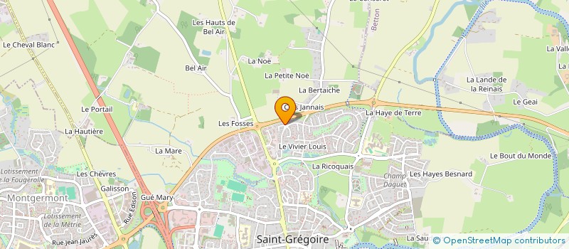 localisation de l'entreprise SCI KAB3544  NANTES