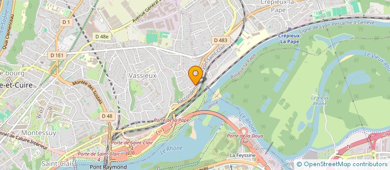 localisation de l'entreprise SCI KABA  CALUIRE-ET-CUIRE