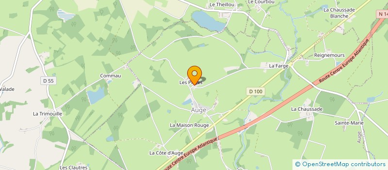 localisation de l'entreprise SCI KABE à AUGE