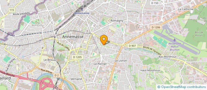 localisation de l'entreprise SCI KABERT à ANNEMASSE