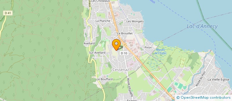 localisation de l'entreprise SCI KABOBOL  SEVRIER