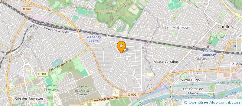 localisation de l'entreprise SCI KABU INVEST  GAGNY