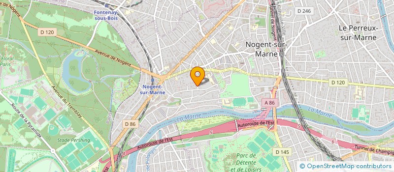 localisation de l'entreprise SCI KAC à NOGENT-SUR-MARNE