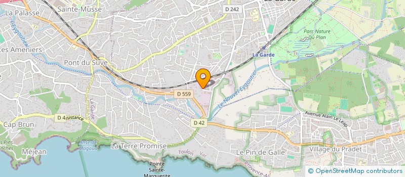localisation de l'entreprise SCI KACAR INVESTISSEMENT à LA GARDE