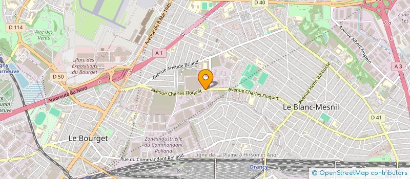 localisation de l'entreprise SCI KACEP à LE BLANC-MESNIL