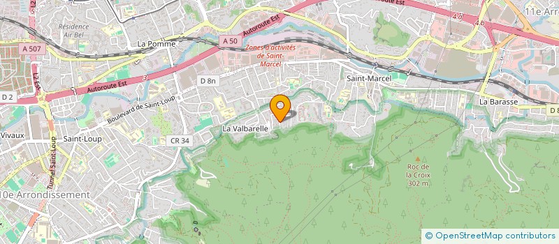 localisation de l'entreprise SCI KACEY INVEST à MARSEILLE 11
