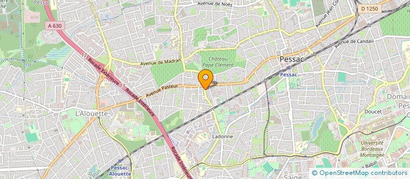 localisation de l'entreprise SCI KACH BIS  PESSAC