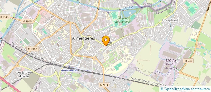 localisation de l'entreprise SCI KACHAR  ARMENTIERES