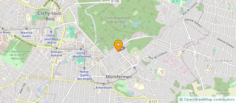 localisation de l'entreprise SCI KACHOUR à MONTFERMEIL