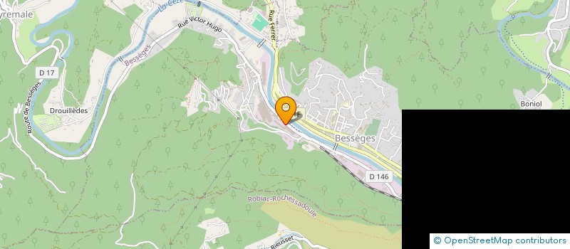 localisation de l'entreprise SCI KACIA  BESSEGES