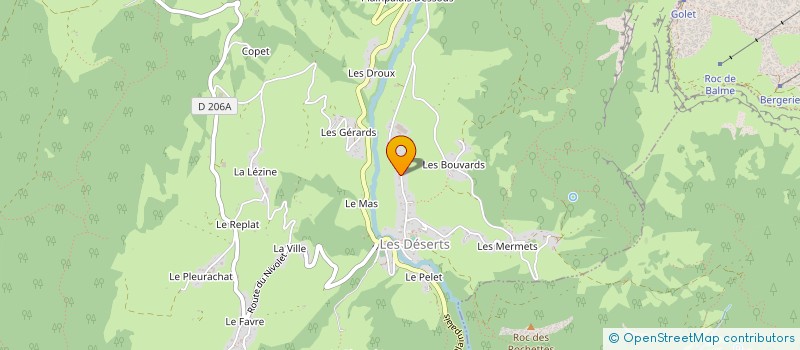 localisation de l'entreprise SCI KACY  LES DESERTS