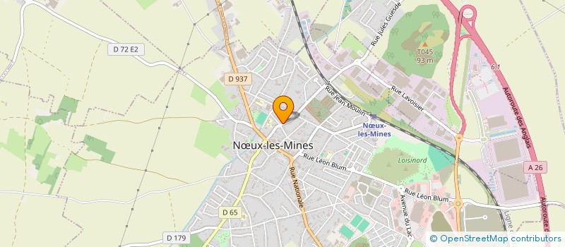 localisation de l'entreprise SCI KAD  NUX-LES-MINES