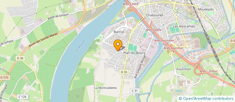 localisation de l'entreprise SCI KAD à ARLES